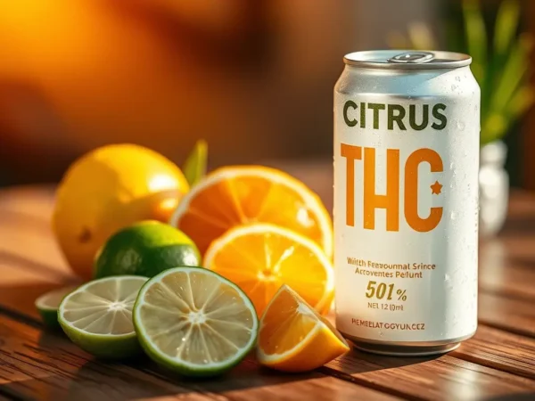 Sparkling Citrus Seltzer – 10mg THC